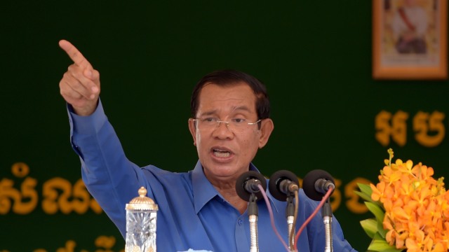 PM Kamboja Hun Sen (Foto: AFP/Thang Chhin Sothy)