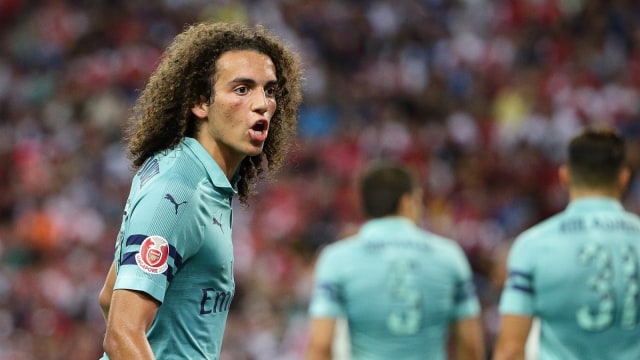 Matteo Guendouzi dalam pertandingan ICC menghadapi PSG. Foto: Getty Images/Suhaimi Abdullah
