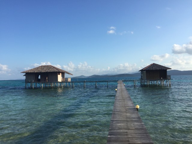 Resort di Pulau Piugus (Foto: Elma Lisa Bancin/kumparan)