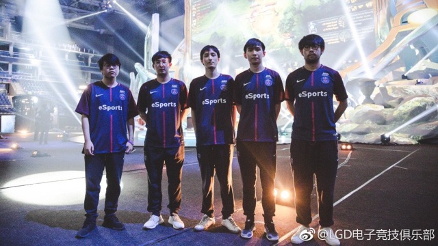 Tim e-Sports LGD Gaming. (Foto: LGD Gaming/Twitter)