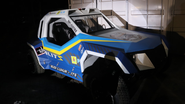 Mobil Balap Listrik BLITS (Foto: Phaksy Sukowati/kumparan)