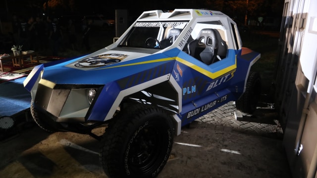 Mobil Balap Listrik BLITS (Foto: Phaksy Sukowati/kumparan)
