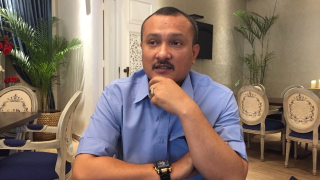 Kadiv Advokasi dan Hukum Partai Demokrat Ferdinand Hutahaean  Foto: Dwi Herlambang Ade Putra/kumparan