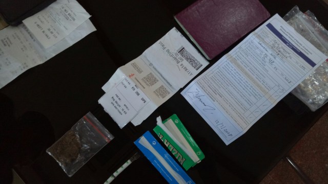 Barang bukti ganja dari Chile dan Inggris di Bea Cukai Ngurah Rai, Badung, Bali, Rabu (1/8). (Foto: Cisilia Agustina Siahaan/kumparan)