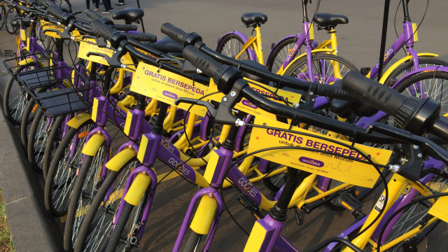 Sepeda Bike Sharing (Foto: Helinsa Rasputri/kumparan)