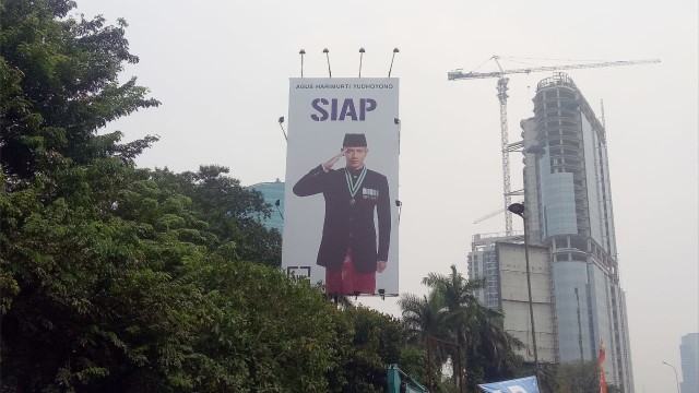 Baliho AHY di Tendean, Jakarta Selatan. (Foto: Ainul Qalbi/kumparan)
