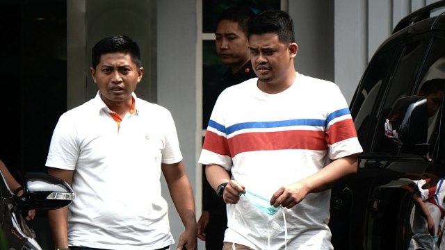 Muhammad Bobby Afif Nasution (kanan), suami dari Kahiyang Ayu putri presiden Jokowi. (Foto: Garin Gustavian Irawan/kumparan)