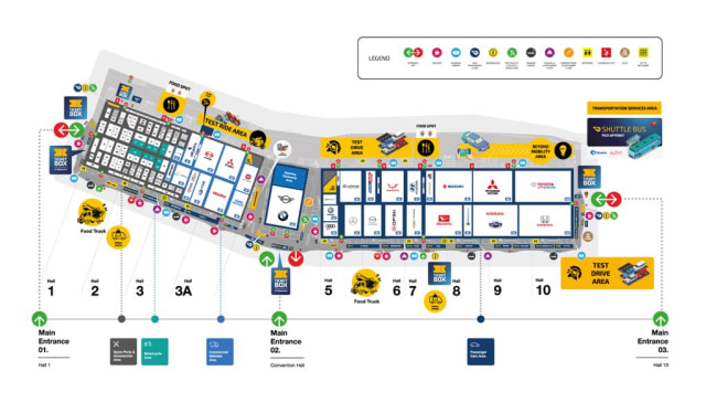Floor map GIIAS 2018 (Foto: Istimewa)