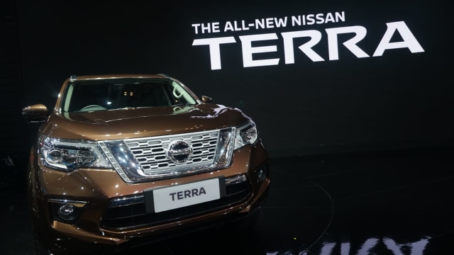 Pamaran The All-New Nissan Terra di GIIAS, BSD, Kamis (2/8). (Foto: Iqbal Firdaus/kumparan)