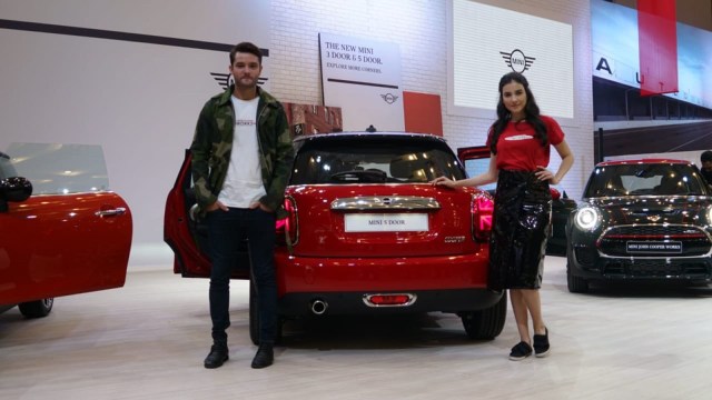 Mini 5 Door di Pameran Otomotif GIIAS, ICE BSD, Kamis (2/8). (Foto: Iqbal Firdaus/kumparan)