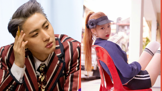 Hui Pentagon dan Soojin (G)I-DLE (Foto: Facebook  @pentagon.unitedcube dan @G.I.DLE.CUBE)