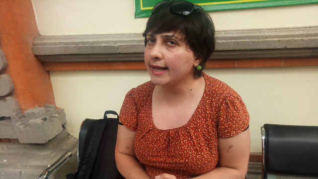 Turis Inggris yang lakukan penamparan petugas Imigrasi di PN Denpasar batal sidang hari ini, Jumat (3/8). (Foto: Cisilia Agustina Siahaan/kumparan)