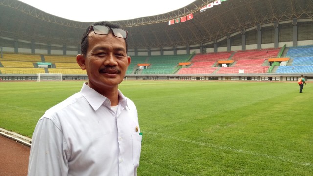 Suasana Stadion Patriot Candrabragha jelang Asian Games 2018, pada Jumat (03/8).  (Foto: Alan Kusuma/kumparan)