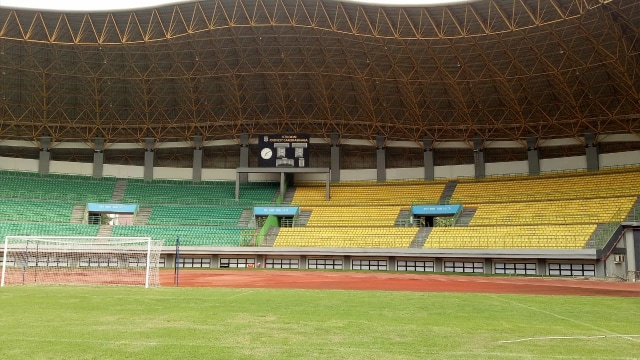 Suasana Stadion Patriot Candrabragha jelang Asian Games 2018, pada Jumat (03/8).  (Foto: Alan Kusuma/kumparan)