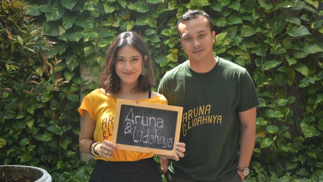 Dian Sastrowardoyo dan Nicholas Saputra di kumparan, Jumat (3/8). (Foto: Nadia K. Putri/kumparan)