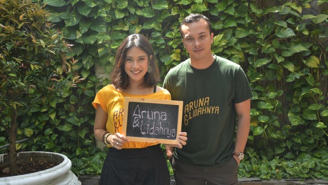 Dian Sastrowardoyo dan Nicholas Saputra di kumparan, Jumat (3/8). (Foto: Nadia K. Putri/kumparan)