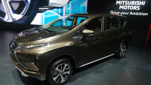 Mitsubishi Xpander di pameran GIIAS 2018, ICE, BSD, Tangerang, Jumat (3/8). Foto: Aditia Noviansyah/kumparan