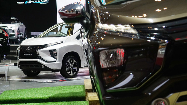 Mitsubishi Xpander di pameran GIIAS 2018, ICE, BSD, Tangerang, Jumat (3/8). (Foto: Aditia Noviansyah/kumparan)