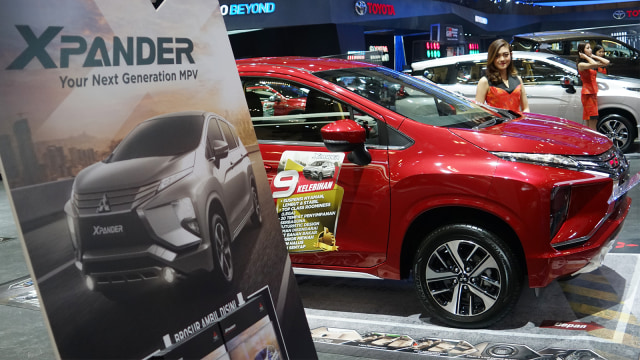 Mitsubishi Xpander di pameran GIIAS 2018, ICE, BSD, Tangerang, Jumat (3/8). (Foto: Aditia Noviansyah/kumparan)
