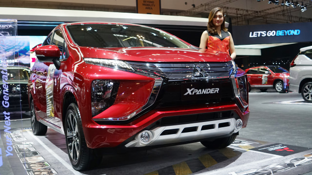 Mitsubishi Xpander di pameran GIIAS 2018, ICE, BSD, Tangerang, Jumat (3/8). (Foto: Aditia Noviansyah/kumparan)