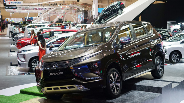 Mitsubishi Xpander di pameran GIIAS 2018, ICE, BSD, Tangerang, Jumat (3/8). (Foto: Aditia Noviansyah/kumparan)