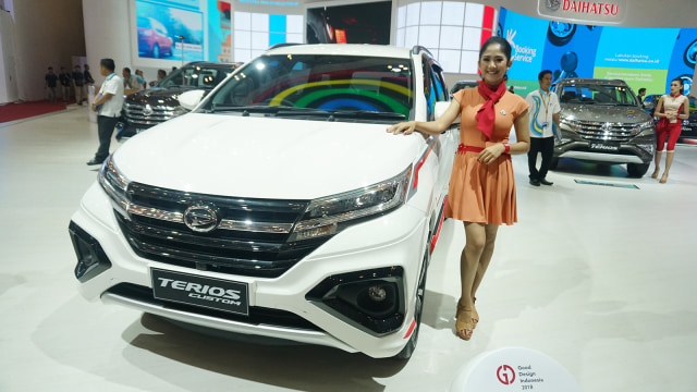 Mobil Daihatsu Terios Custom di pameran GIIAS 2018, Tangerang, Jumat (3/8). Foto: Aditia Noviansyah/kumparan