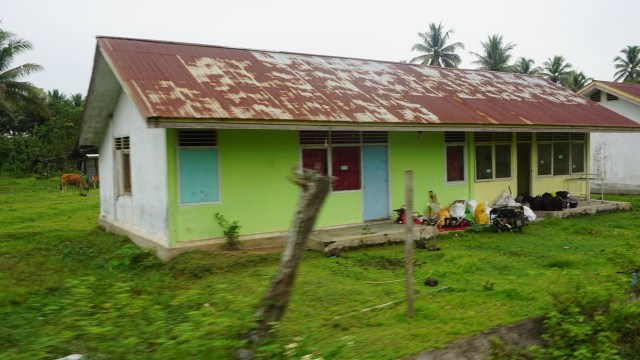 Desa Makarti, Desa Transmigrasi di Halmahera Utara, Jumat (3/8). (Foto: Kelik Wahyu/kumparan)
