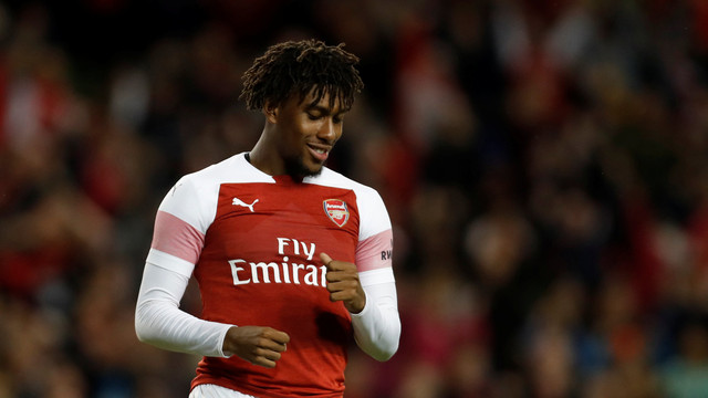 Alex Iwobi, bintang muda Arsenal. Foto: Reuters/Paul Childs