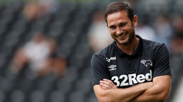 Frank Lampard dan kehidupan barunya sebagai manajer Derby County. Foto: Action Images via Reuters/Ed Sykes