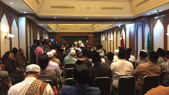 Para kiai temui Said Aqil di PBNU. (Foto: Moh. Fajri/kumparan)