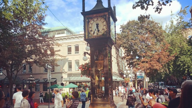 Jam Uap di Vancouver, Satu dari Tujuh Jam Uap di Dunia. (Foto: Daniel Chrisendo/kumparan)