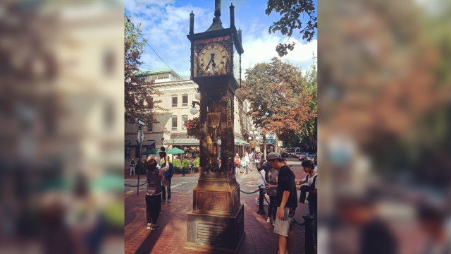 Jam Uap di Vancouver, Satu dari Tujuh Jam Uap di Dunia. (Foto: Daniel Chrisendo/kumparan)