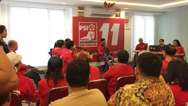 Diskusi Publik Membongkar Anggaran DPR di DPP PSI (Foto: Reki Febrian/kumparan)
