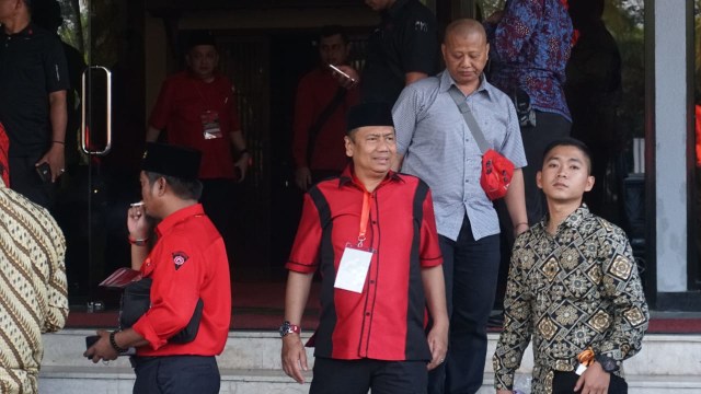Kapitra Ampera di acara pembekalan calon legislatif PDIP di Hotel Mercure, Ancol, Jakarta, Minggu (5/8). (Foto: Jamal Ramadhan/kumparan)