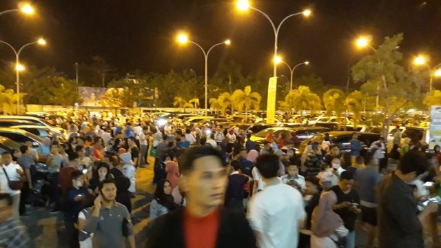 Suasana Bandara Lombok usai gempa (Foto: Dok. Istimewa)