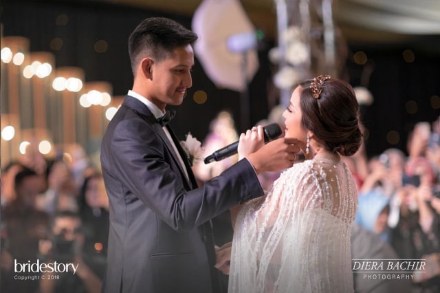 Gaun pengantin Tasya Kamila (Foto: Dok. Bridestory )