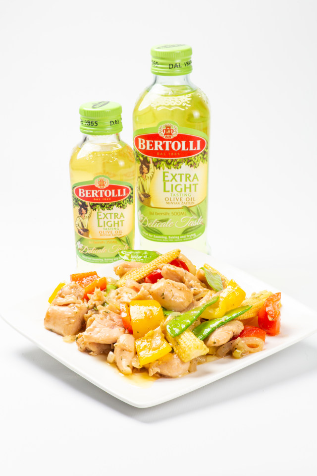 Resep Masakan Capcay Ayam (Foto: Press release Bertolli)