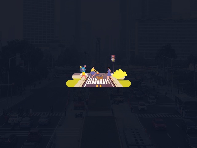 Pelican Crossing di Kawasan Bundaran HI