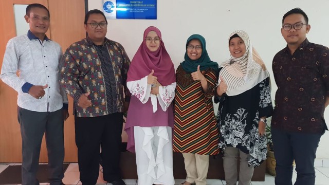 Arnita Rodelina Turnip di Kampus IPB (Foto: Dok: Aldwin Rahardian)