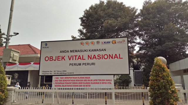 Suasana Perum Peruri. Foto: Resya Firmansyah/kumparan