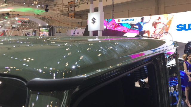 Talang air pada Suzuki Jimny (Foto: Aditya Pratama Niagara/kumparanOTO)