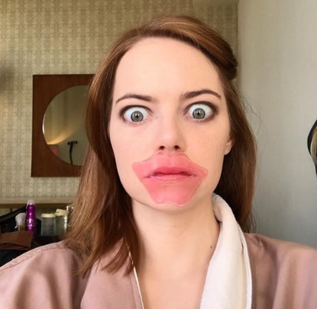 Emma Stone (Foto: IG: @rachelgoodwinmakeup)