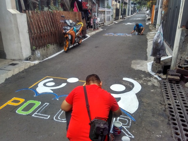 Jalan Batik Jogja Bandung Penuh Mural Asian Games dan Persib (1)