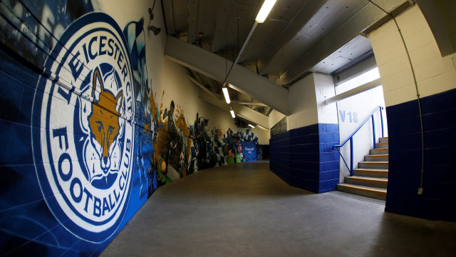 Lorong King Power Stadium. (Foto: Reuters/Craig Brough)