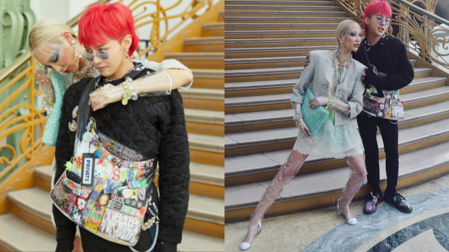 G-Dragon & Chanel (Foto: dok.Instagram @dazedfashion)
