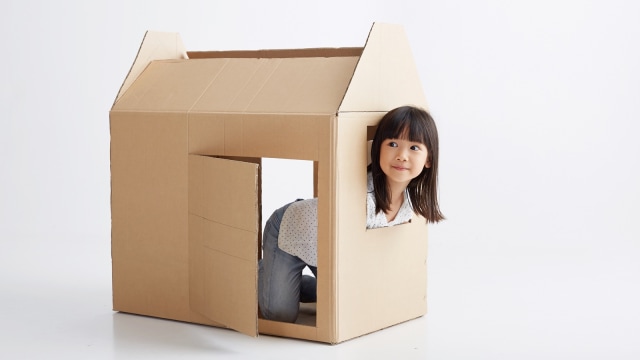 Mainan dari kardus untuk anak.  (Foto: Shutterstock)