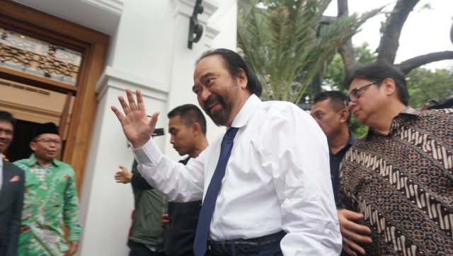 Ketua Umum Nasdem Surya Paloh di Kafe Plataran Menteng, Jakarta, Kamis (9/8/2018). (Foto: Nugroho Sejati/kumparan)
