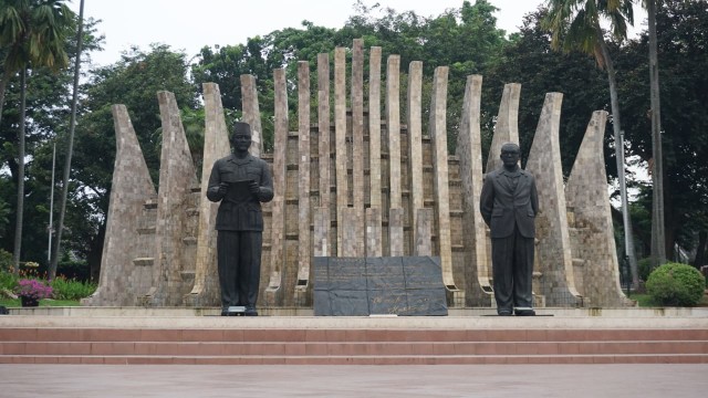 Suasana Tugu Proklamasi, Jakarta, Kamis (9/8/2018). Foto: Iqbal Firdaus/kumparan