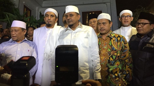 Konfrensi pers GNPF di Rumah Kertanegara, Kamis (9/8/2018). (Foto: Andreas Ricky Febrian/kumparan)