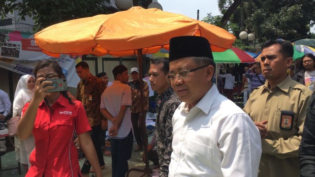 Sohibul Iman di Masjid Sunda Kelapa. (Foto: Moh. Fajri/kumparan)
